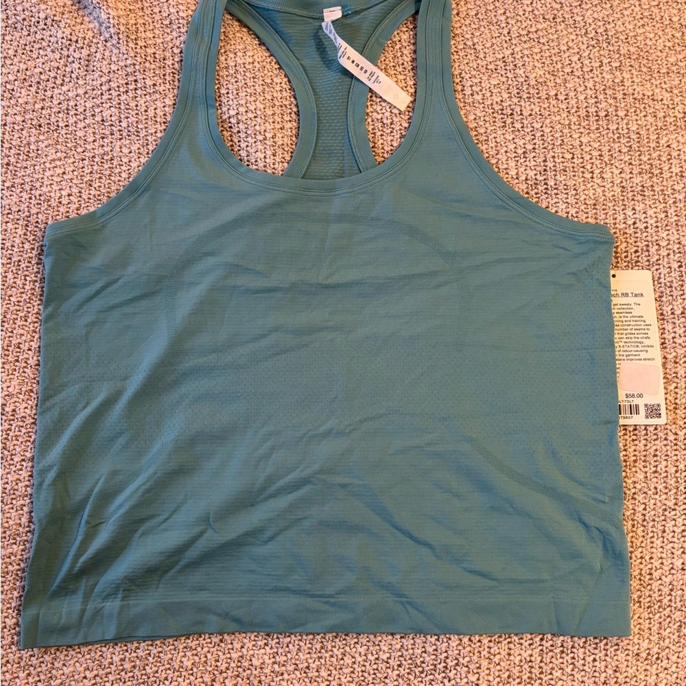 Women's Teal Swiftly Tech RB Tank 2.0 Race Top